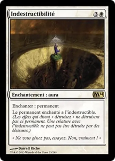 Indestructibilité, carte Magic M14 23 — extension Magic 2014