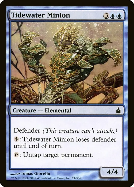Tidewater Minion, Magic card RAV 71 — Ravnica: City of Guilds set