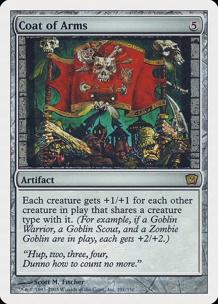 Coat of Arms, Magic card 9ED 291 — Ninth Edition set