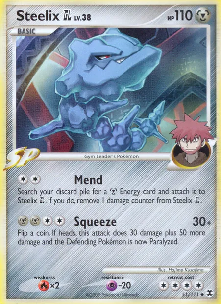 Steelix GL, Pokémon card RR 51 — Rising Rivals set