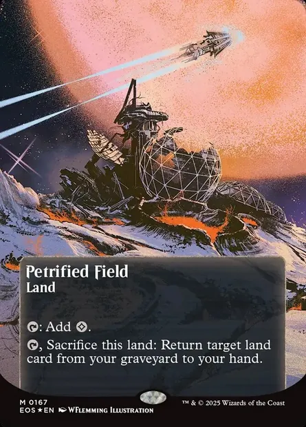 Petrified Field, Magic card EOS 167 — Edge of Eternities: Stellar Sights set
