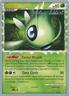 Celebi Lv.39, Pokémon card WCD12 092 — World Championship Decks 2012 set