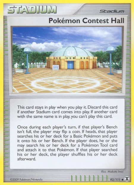 Pokémon Contest Hall, Pokémon card RR 93 — Rising Rivals set