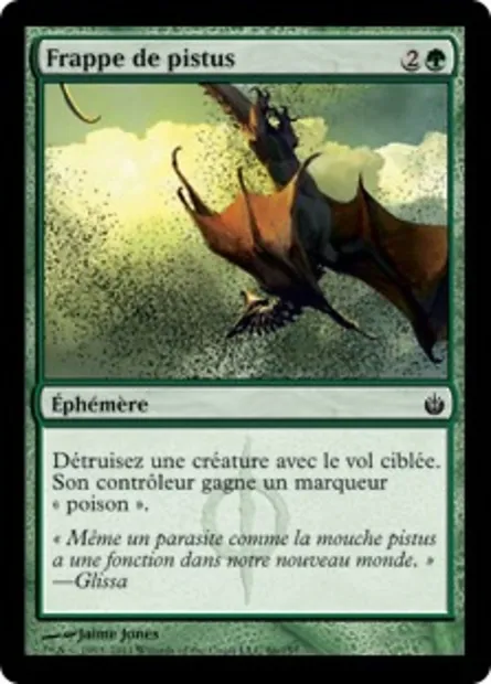 Frappe de pistus, carte Magic MBS 86 — extension Mirrodin assiégé