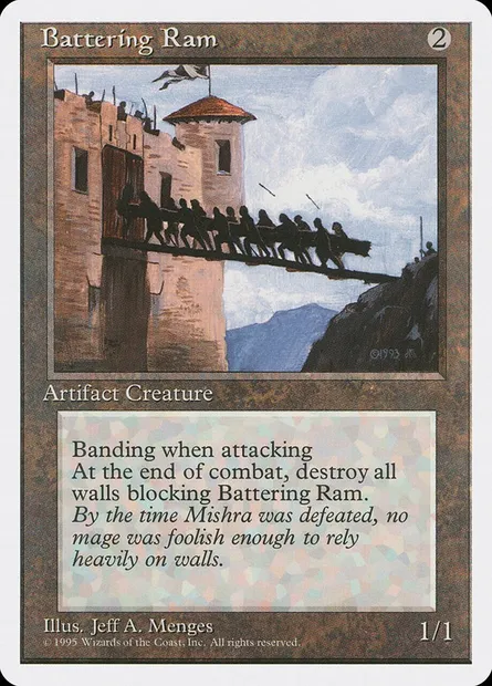 Bélier, carte Magic 4ED 297 — extension Quatrième Edition