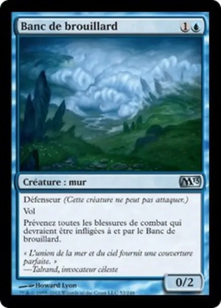 Banc de brouillard, carte Magic M13 52 — extension Magic 2013