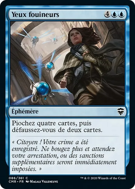 Yeux fouineurs, carte Magic CMR 86 — extension Commander Legends