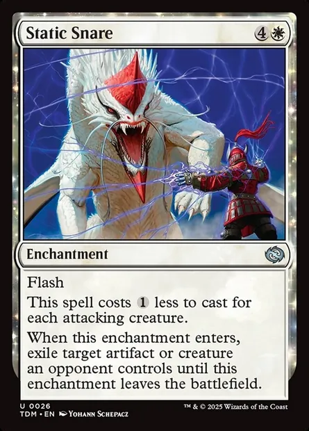 Static Snare, Magic card TDM 26 — Tarkir: Dragonstorm set