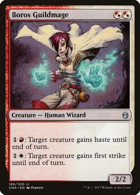 Ghildmage de Boros, carte Magic CMA 199 — extension Commander Anthology