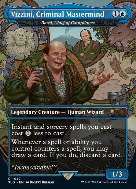 Baral, Chief of Compliance, Magic card SLD 1447 — Secret Lair Drop set