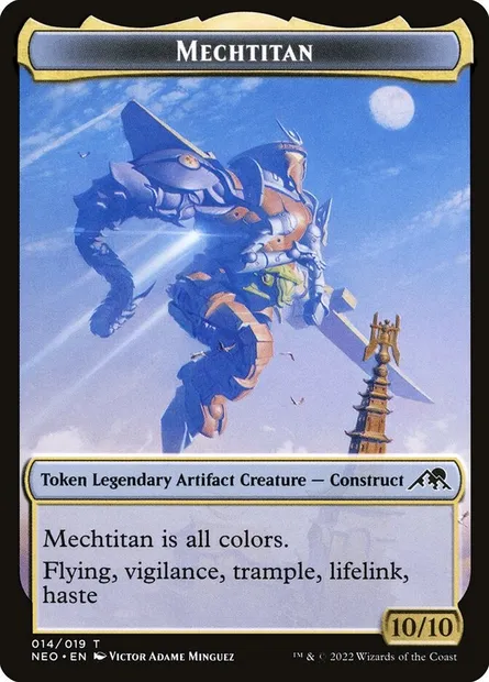 Mechtitan, Magic card TNEO 14 — Kamigawa: Neon Dynasty Tokens set