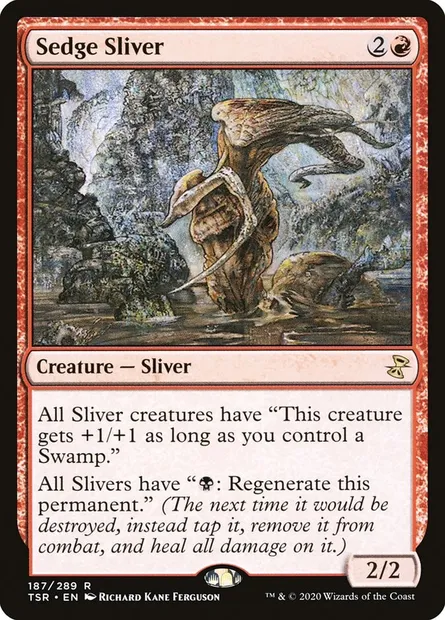 Sedge Sliver, Magic card TSR 187 — Time Spiral Remastered set