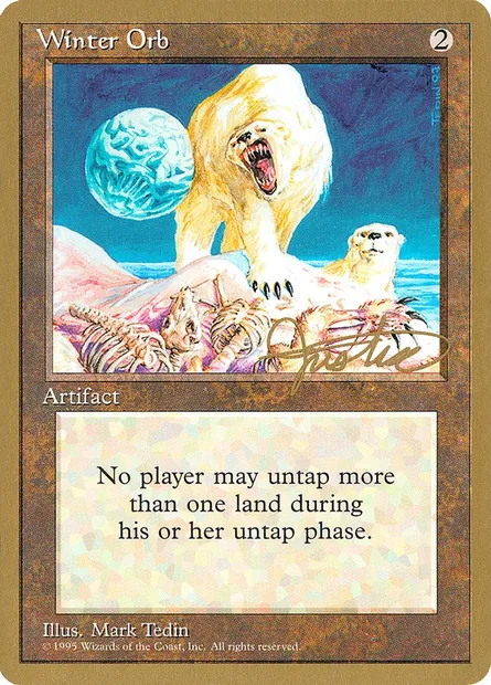 Winter Orb, Magic card PTC mj358 — Pro Tour Collector Set set