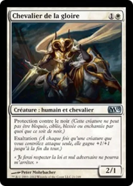 Chevalier de la gloire, carte Magic M13 21 — extension Magic 2013