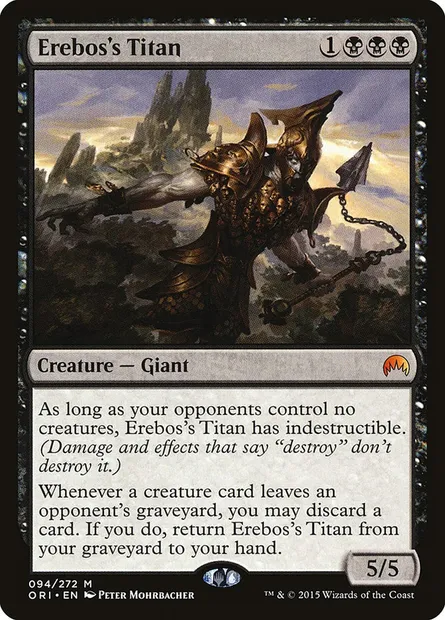 Erebos's Titan, Magic card ORI 94 — Magic Origins set