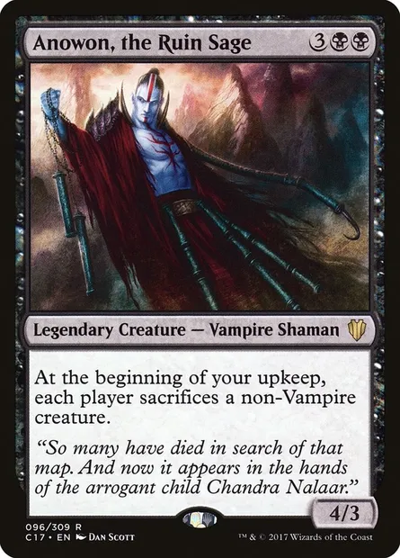 Anowon, the Ruin Sage, Magic card C17 96 — Commander 2017 set