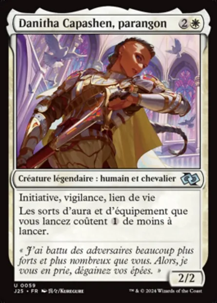 Danitha Capashen, parangon, carte Magic J25 59 — extension Foundations Jumpstart