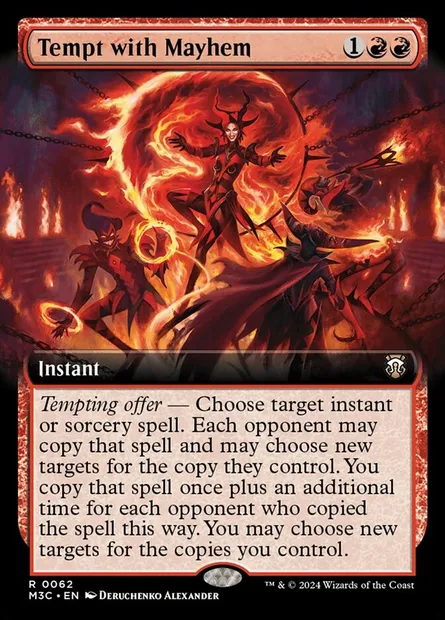 Tempt with Mayhem, Magic card M3C 62 — Modern Horizons 3 Commander set