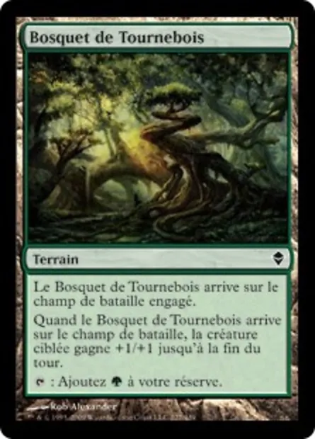 Bosquet de Tournebois, carte Magic ZEN 227 — extension Zendikar
