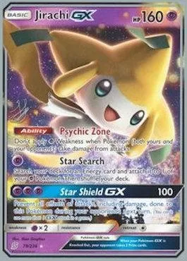 Jirachi GX, carte Pokémon WCD19 079 — extension World Championship Decks 2019