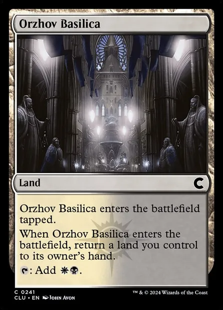 Basilique d'Orzhov, carte Magic CLU 241 — extension Ravnica: Clue Edition