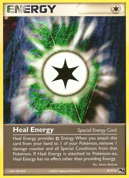 Énergie guérisseuse, carte Pokémon P4 8 — extension POP Série 4