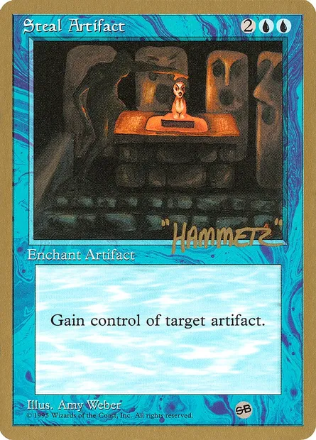 Steal Artifact, Magic card PTC shr105sb — Pro Tour Collector Set set