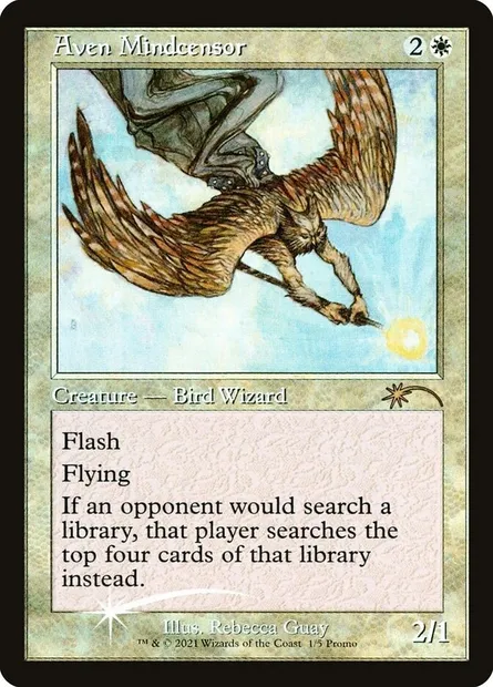 Aven Mindcensor, Magic card PLG21 1 — Love Your LGS 2021 set