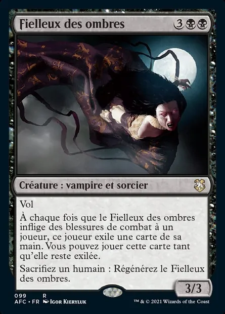 Fielleux des ombres, carte Magic AFC 99 — extension Forgotten Realms Commander