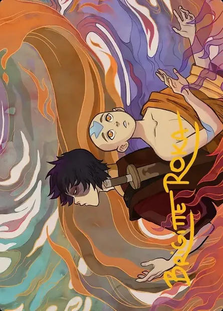 Fated Firepower // Fated Firepower, carte Magic ATLA 43 — extension Avatar: the Last Airbender Art Series