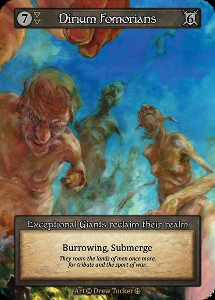 Dirium Fomorians, carte Sorcery ATH 020 — extension Arthurian Legends