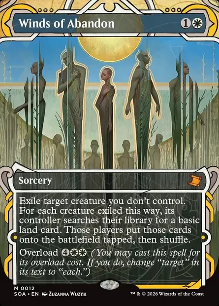 Winds of Abandon, Magic card SOA 12 — Secrets of Strixhaven Mystical Archive set