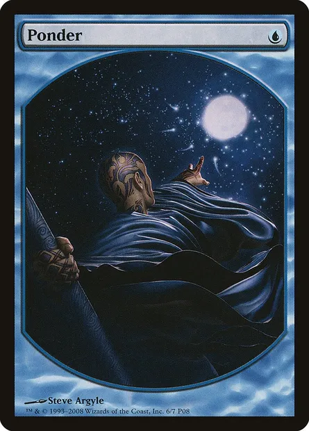 Contemplation, carte Magic P08 6 — extension Magic Player Rewards 2008