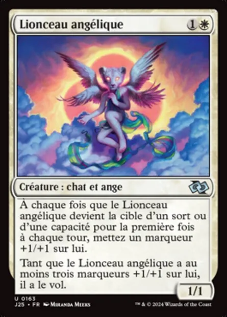 Lionceau angélique, carte Magic J25 163 — extension Foundations Jumpstart