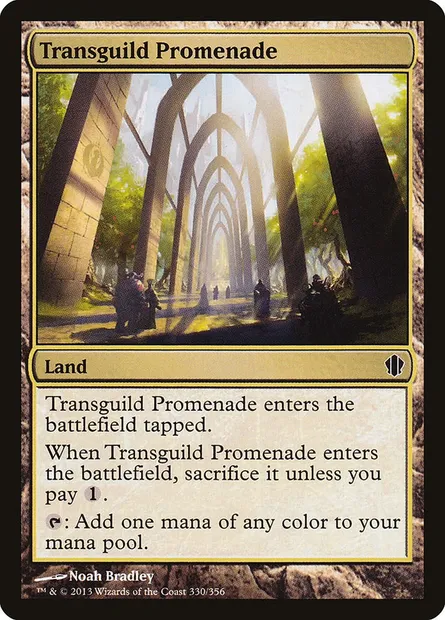 Transguild Promenade, Magic card C13 330 — Commander 2013 set
