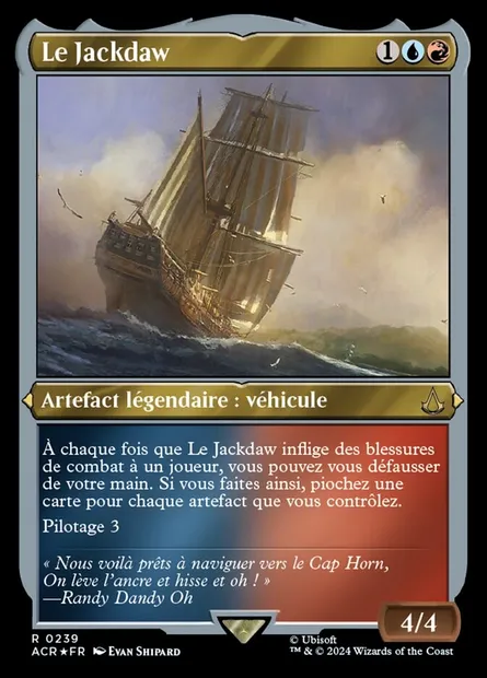 Le Jackdaw, carte Magic ACR 239 — extension Assassin's Creed