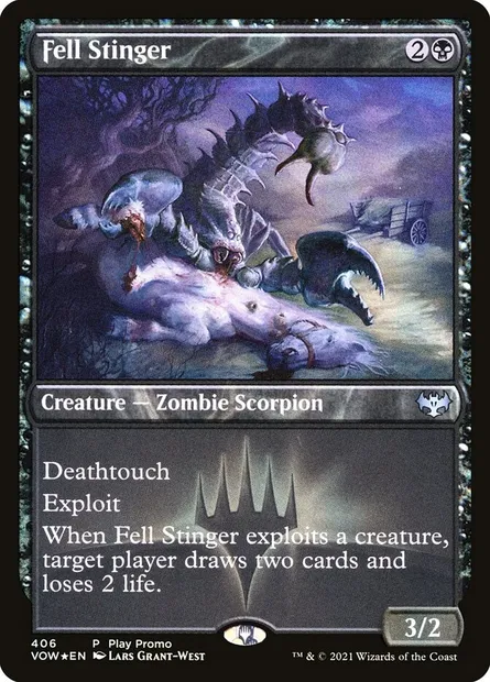 Fell Stinger, Magic card VOW 406 — Innistrad: Crimson Vow set