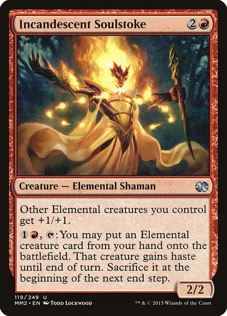 Chauffeur d'âme incandescent, carte Magic MM2 119 — extension Modern Masters 2015