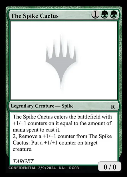 The Spike Cactus, Magic card UNK RG03e — Unknown Event set