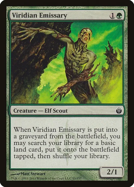Viridian Emissary, Magic card MBS 95 — Mirrodin Besieged set