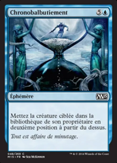 Chronobalbutiement, carte Magic M15 48 — extension Magic 2015