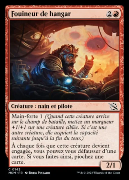 Fouineur de hangar, carte Magic MOM 142 — extension L'invasion des machines
