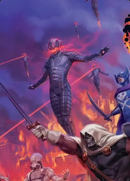 Ultron, Machine Overlord // Ultron, Machine Overlord, Magic card AMSH 7b — Marvel Super Heroes Art Series set