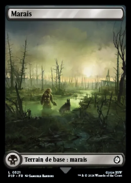 Marais, carte Magic PIP 321 — extension Fallout