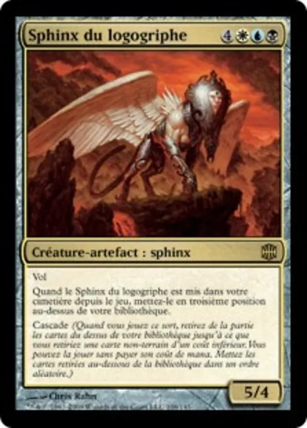 Sphinx du logogriphe, carte Magic ARB 106 — extension La Renaissance d'Alara