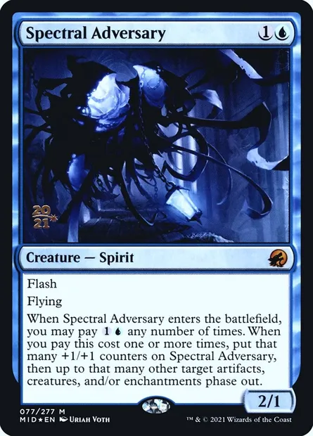Spectral Adversary, Magic card PMID 77s — Innistrad: Midnight Hunt Promos set