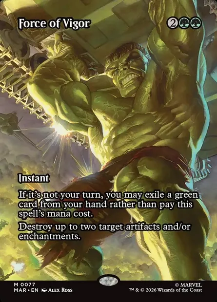 Force of Vigor, Magic card MAR 77 — Marvel Universe set
