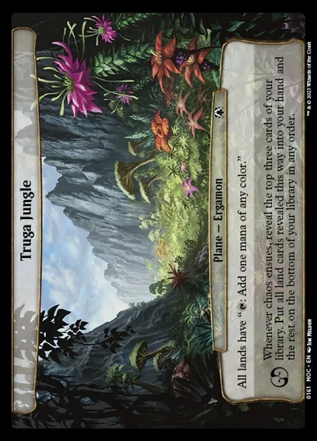 Truga Jungle, Magic card MOC 161 — March of the Machine Commander set