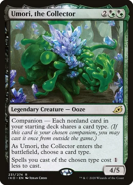 Umori, the Collector, Magic card PIKO 231p — Ikoria: Lair of Behemoths Promos set
