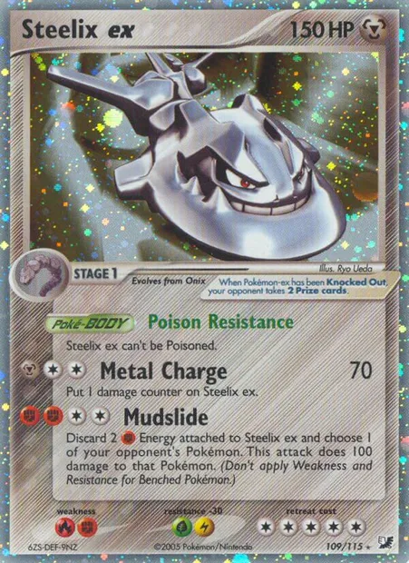 Steelix ex, Pokémon card UF 109 — Unseen Forces set